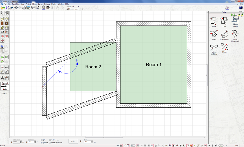 Modifying the floor plan